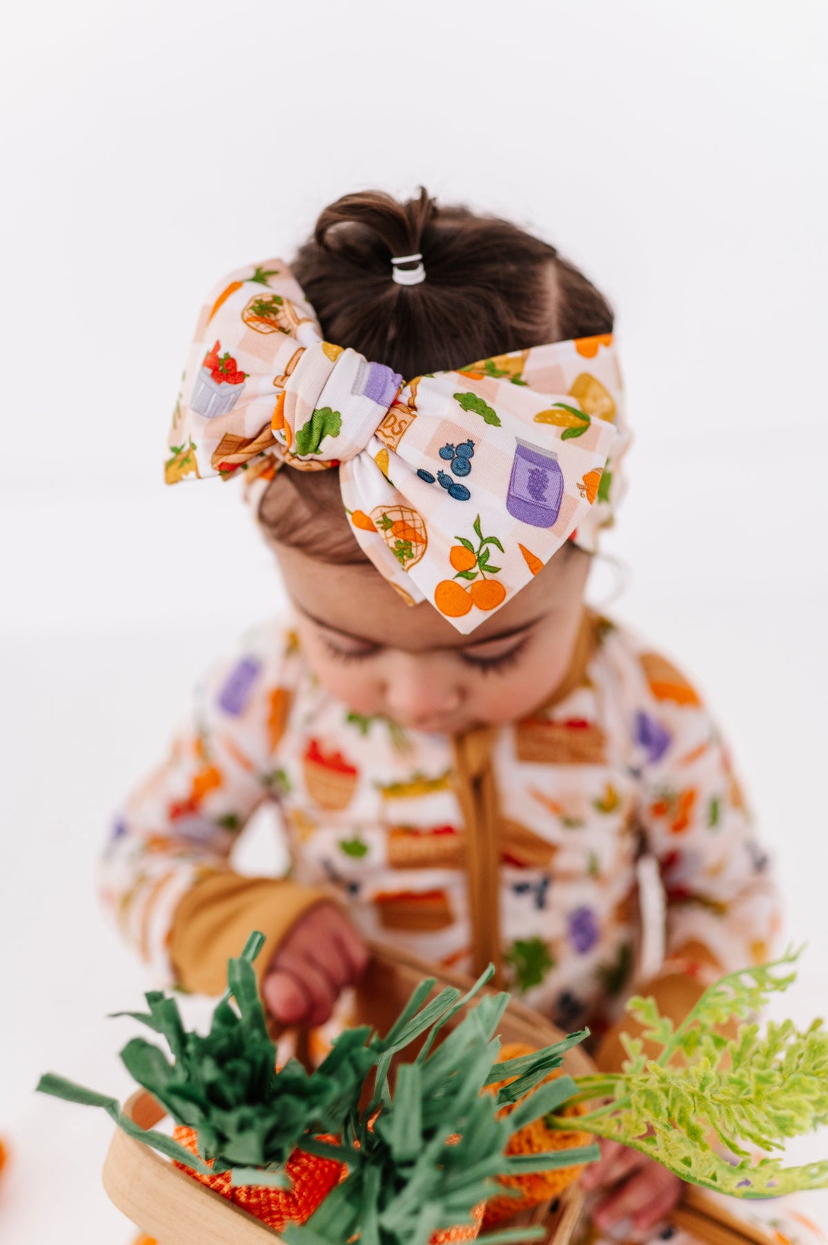 Farmers Market Top Knot Bow