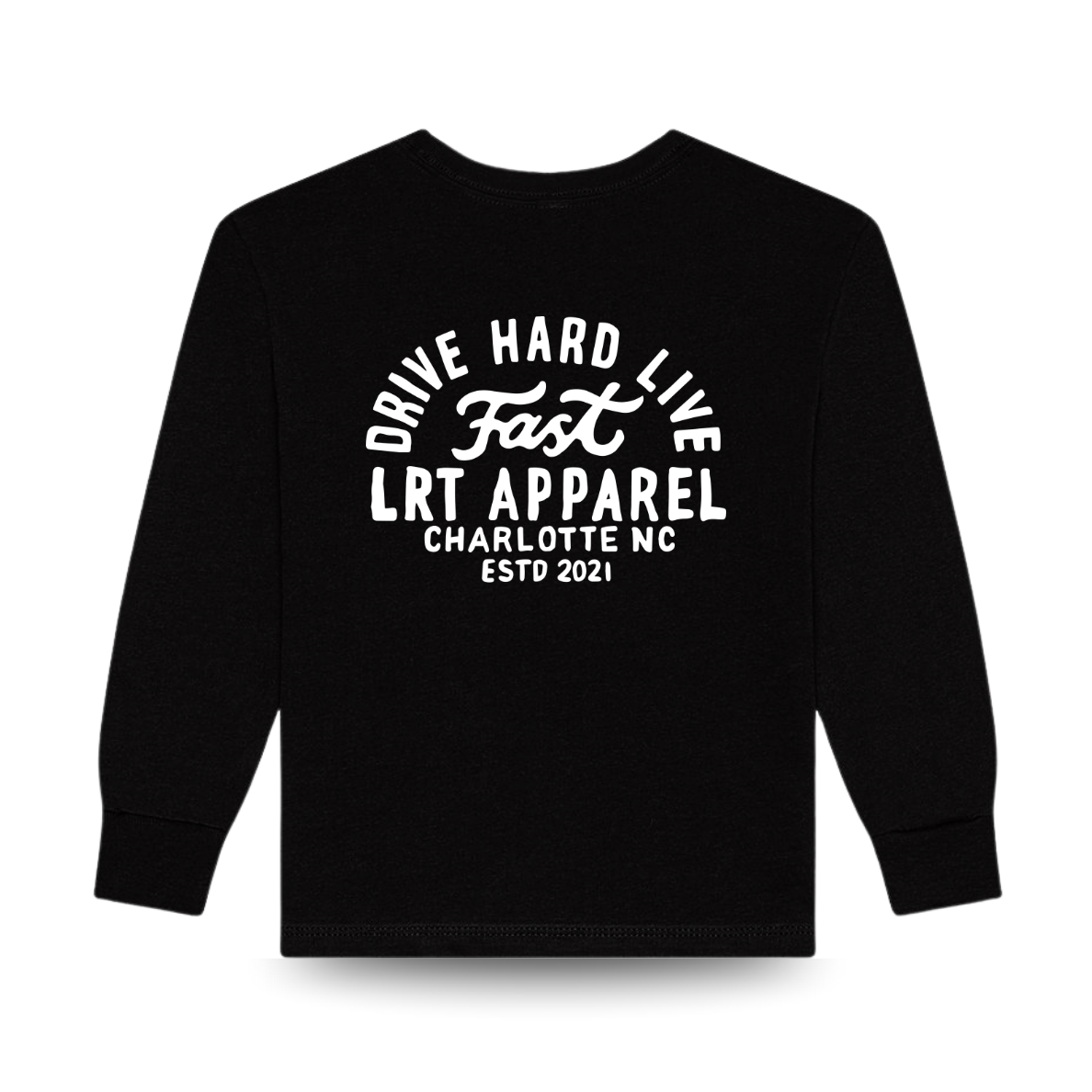 THE APEX LONG SLEEVE TEE - SOLID BLACK