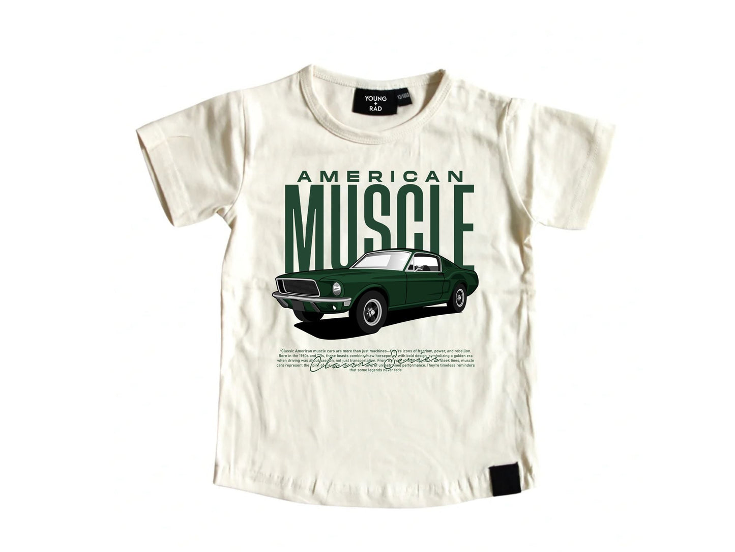AMERICAN MUSCLE CAR ACID WASH TEE (pre-order)
