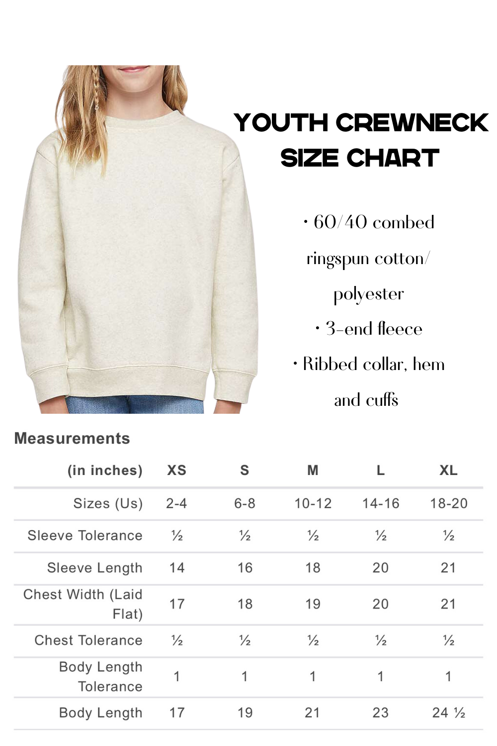 Kids | Candy Canes Tee + Crew