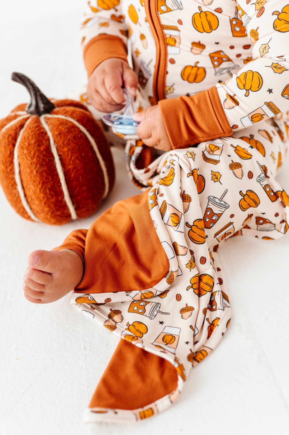 Pumpkin Spice Paci Lovey