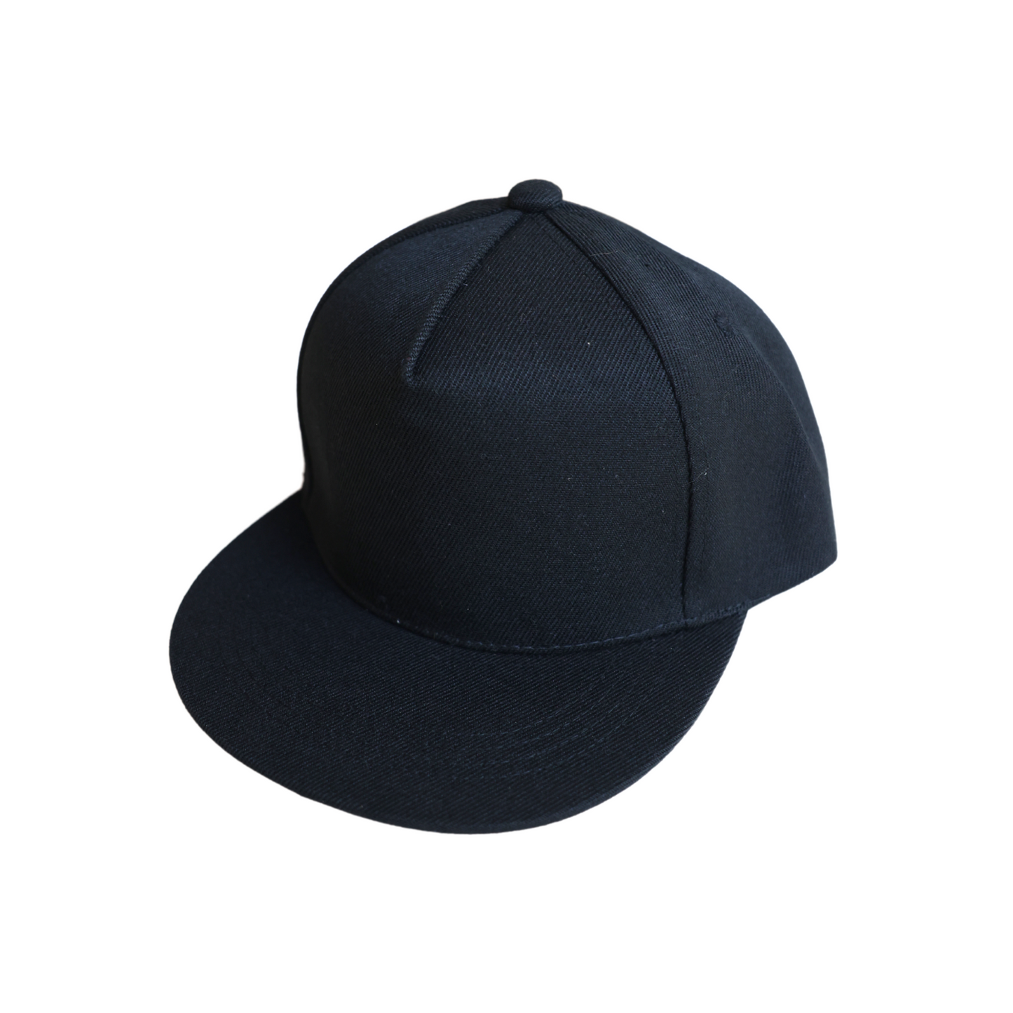 SOLID BLACK SNAPBACK // Y+R UNBRANDED BASICS