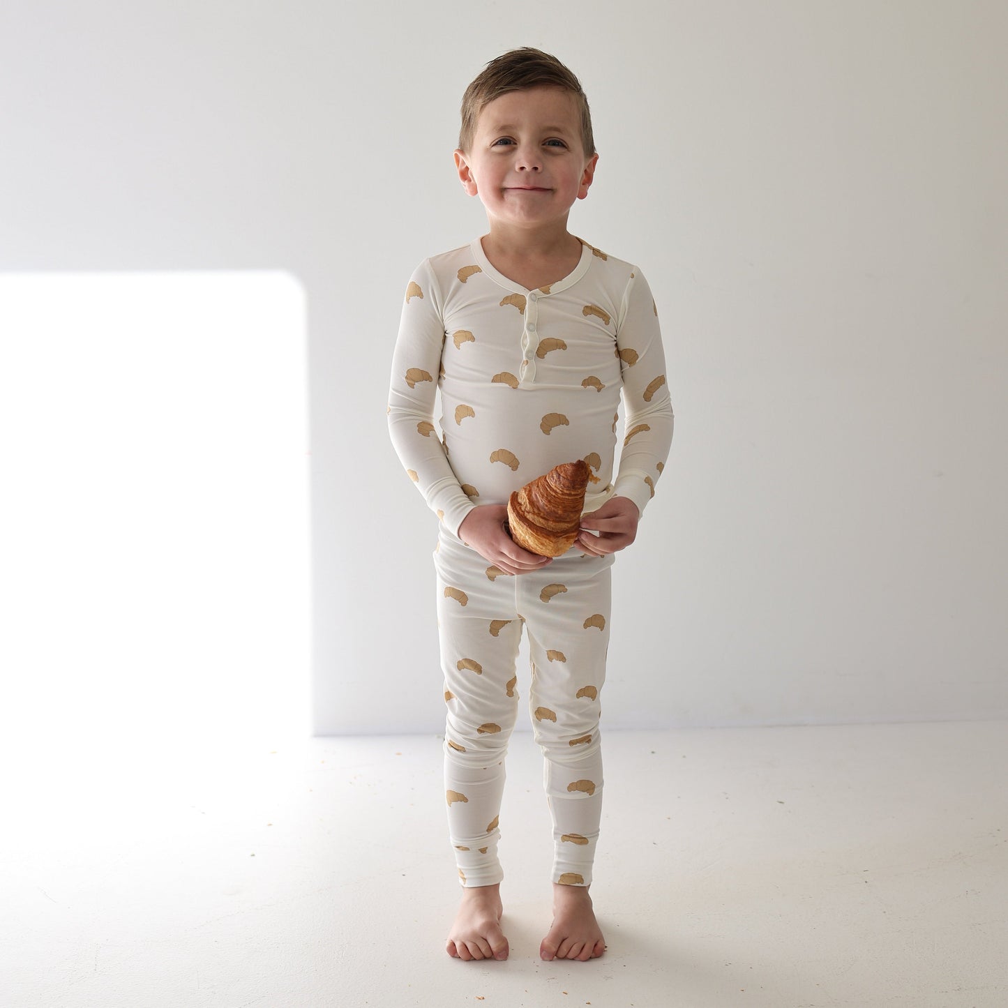 Bamboo Two Piece Pajamas | Croissants