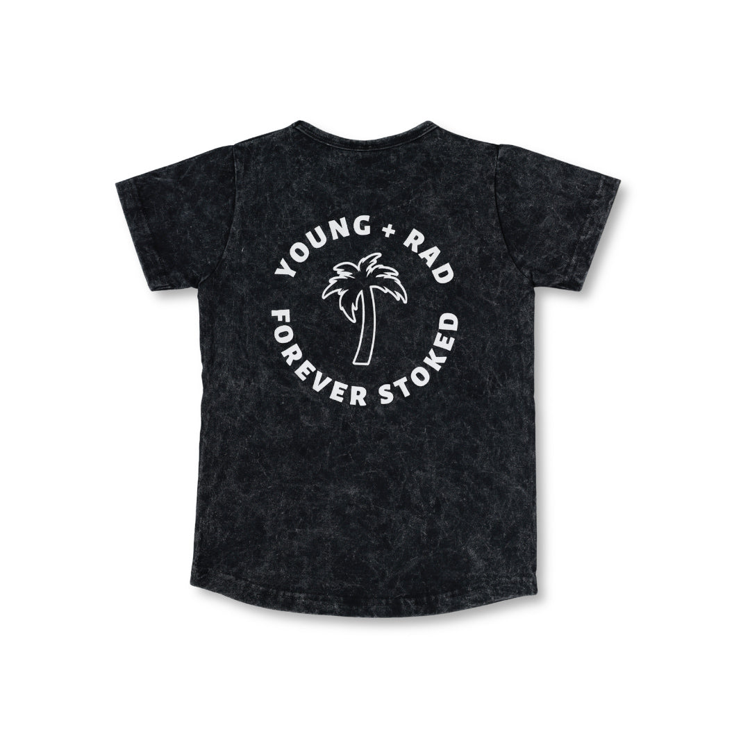 FOREVER STOKED BLACK TEE (Coming soon)