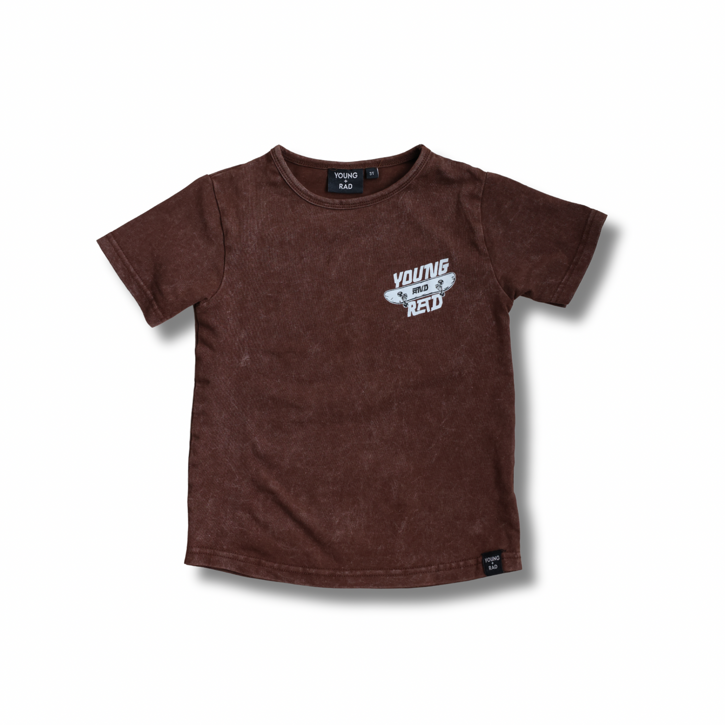 SK8 TEE // DARK BROWN