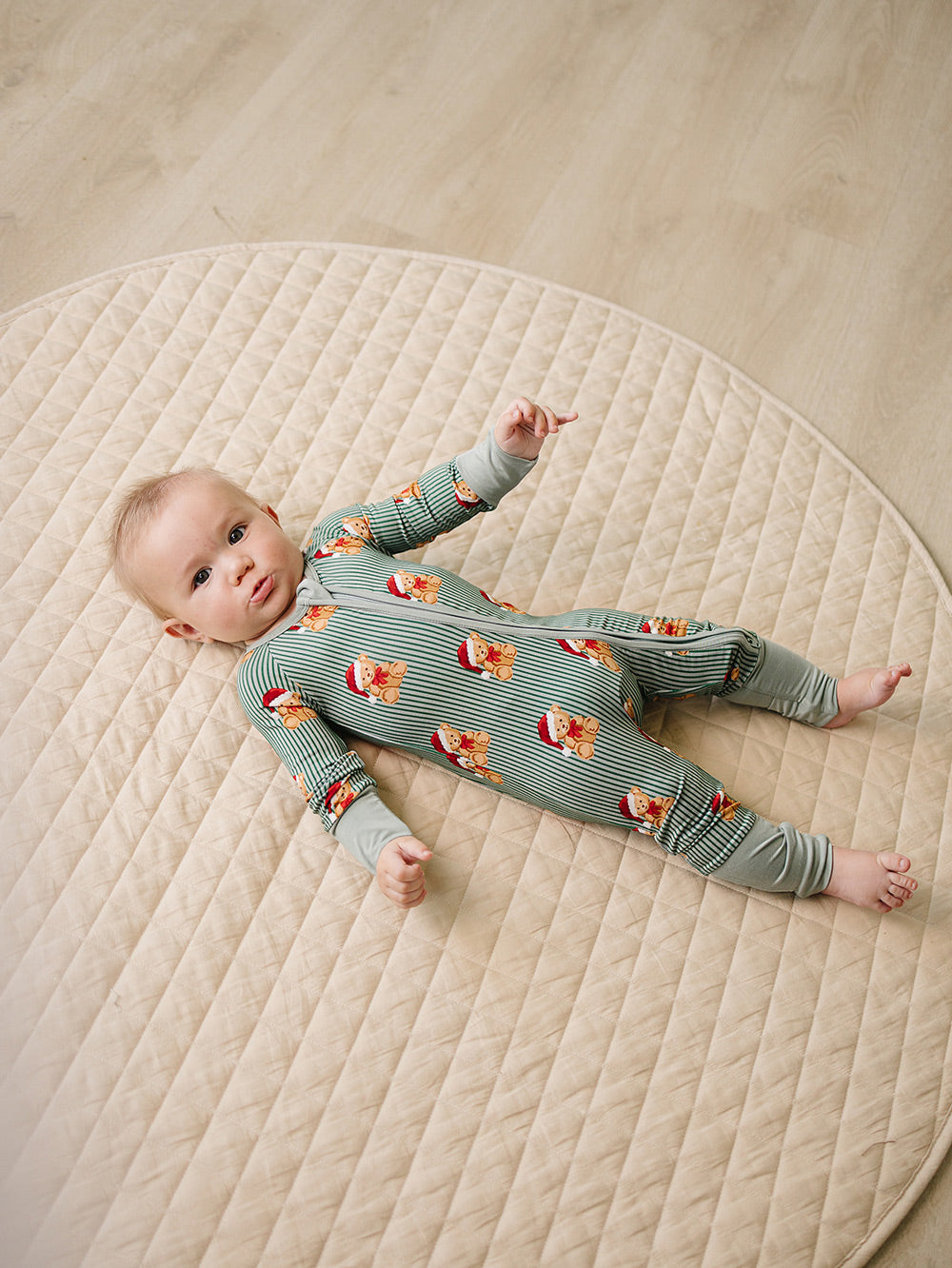 Bamboo Zip Romper | Merry Bear