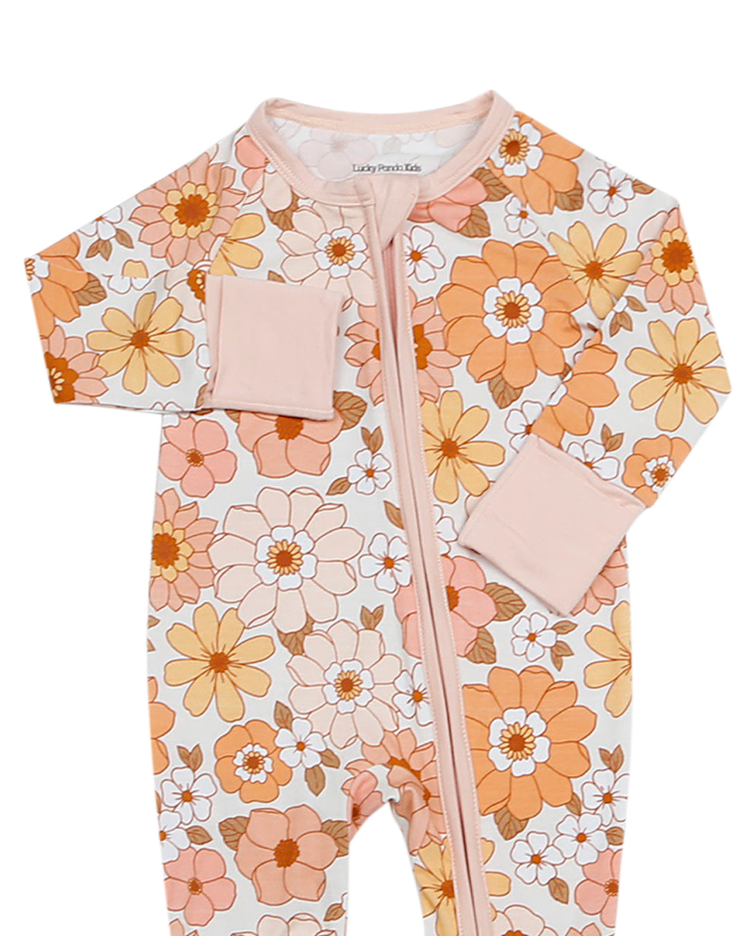 Bamboo Zip Romper | Sweet Blossom