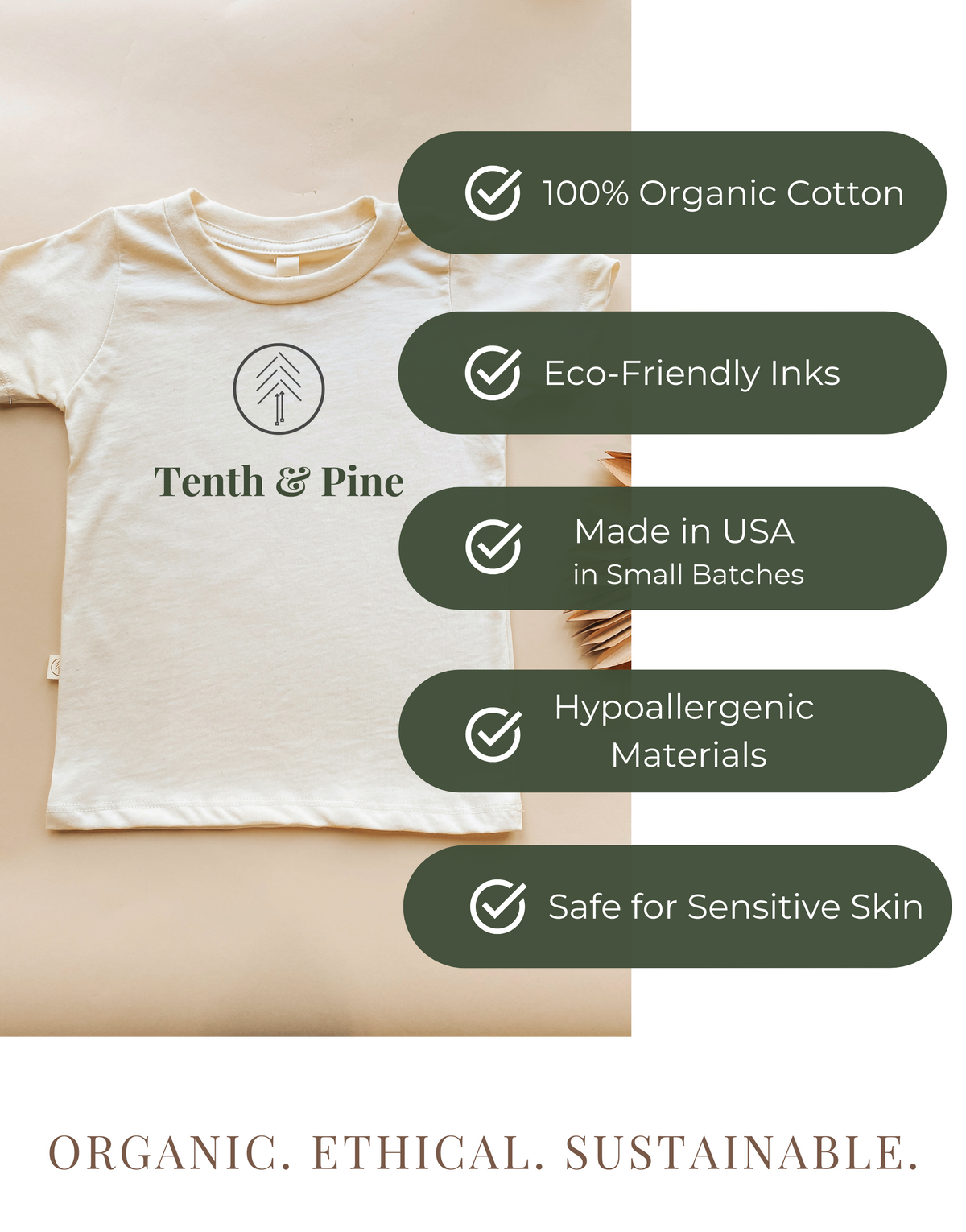 Seahorse Organic Kids T-shirt