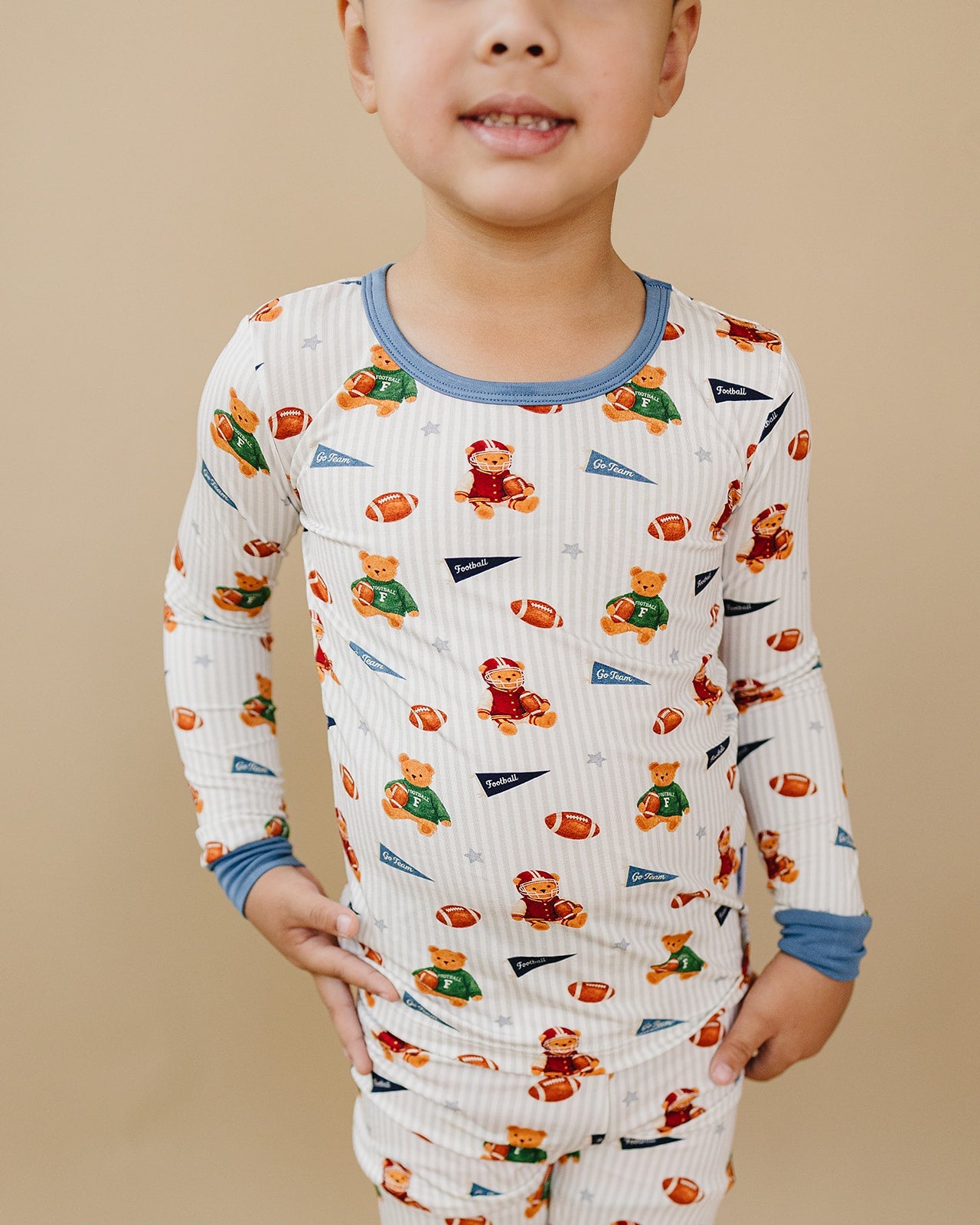 Bamboo Two Piece Set | Touchdown Teddy