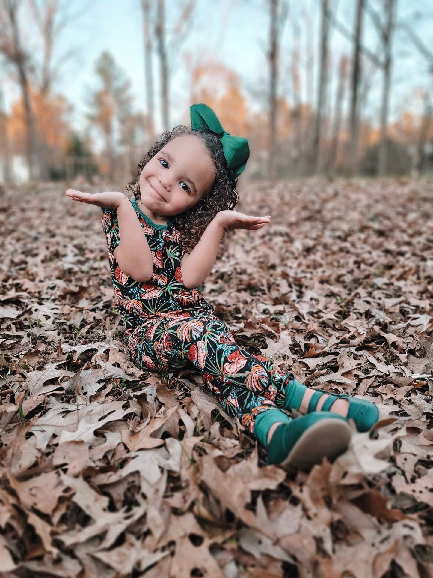 Leaf It To Me 2 Piece Short Sleeve Pajamas