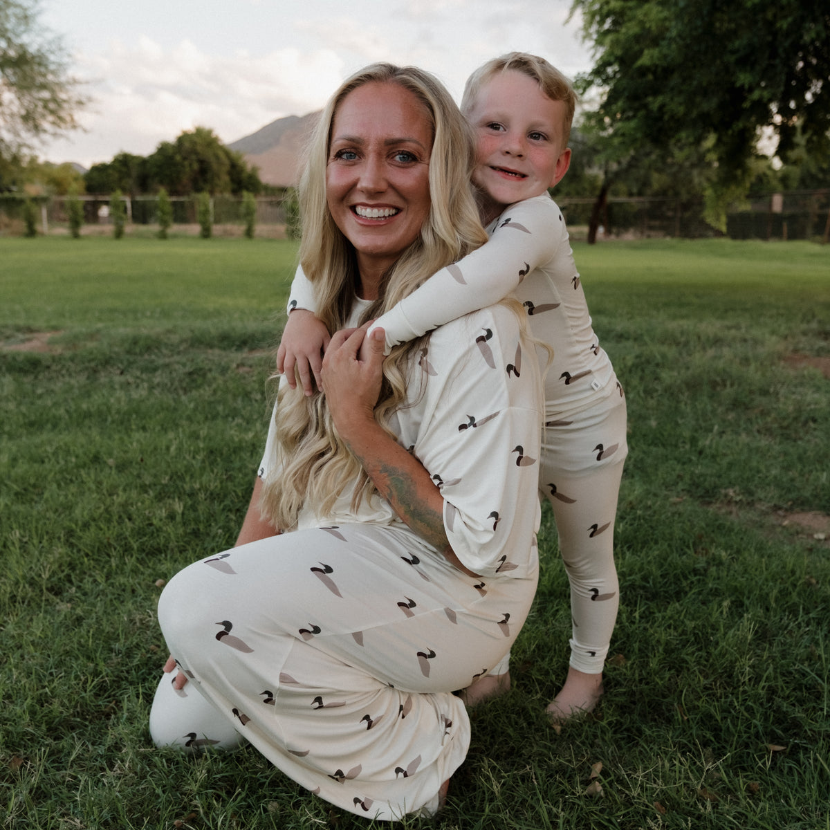 Bamboo Two Piece Pajamas | Mallard