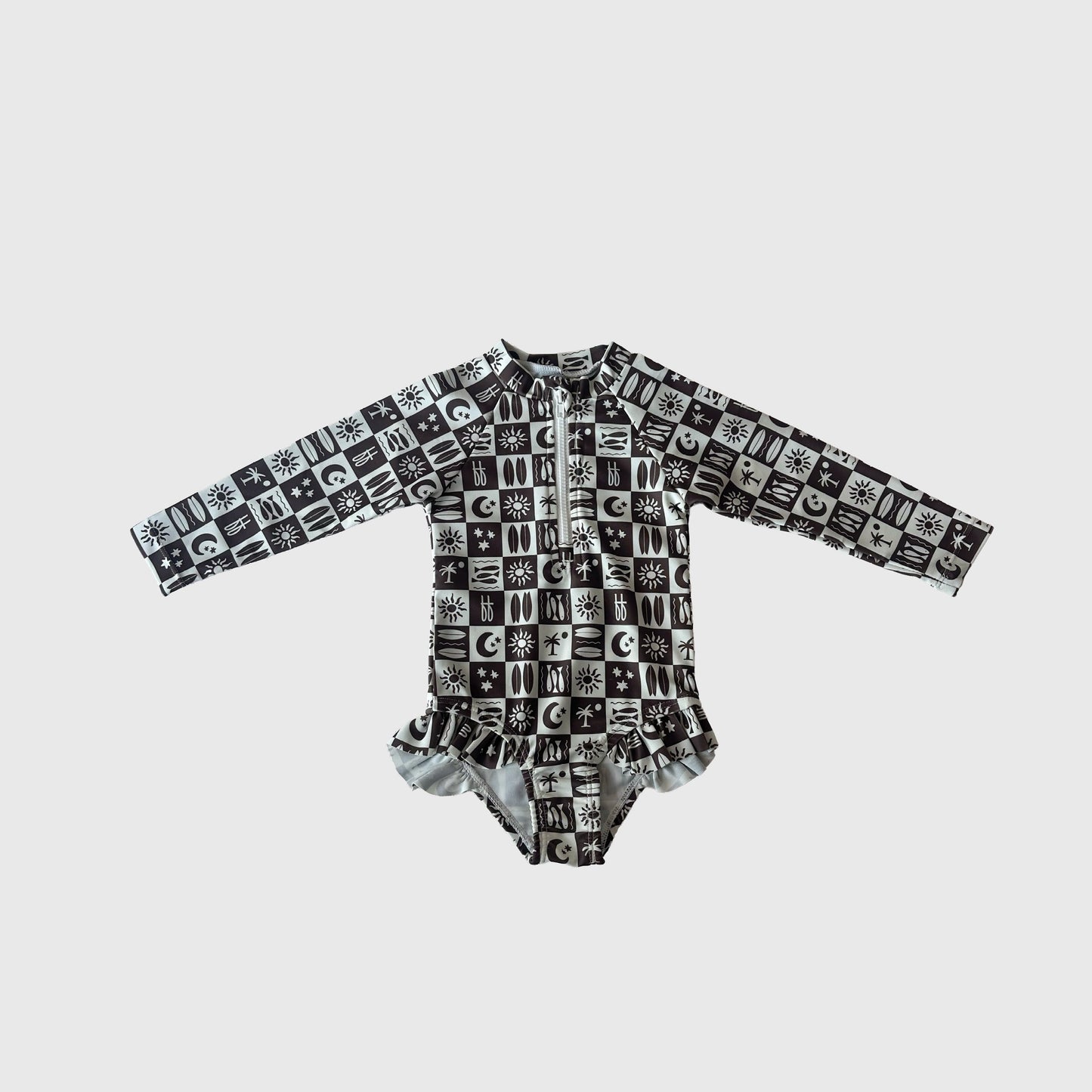 Girl's Long Sleeve Swimsuit | Summer Check