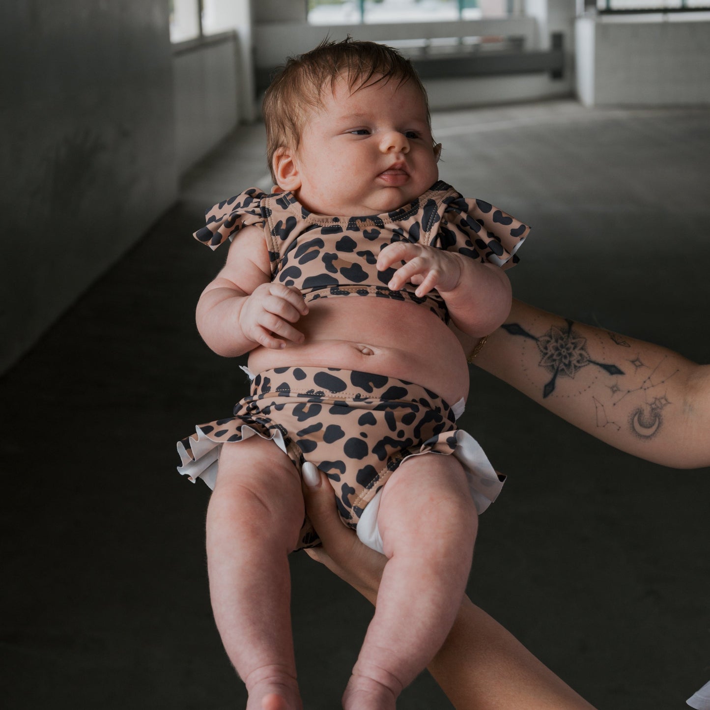*PRE-ORDER* Girl's Two Piece Swimsuit | Leopard
