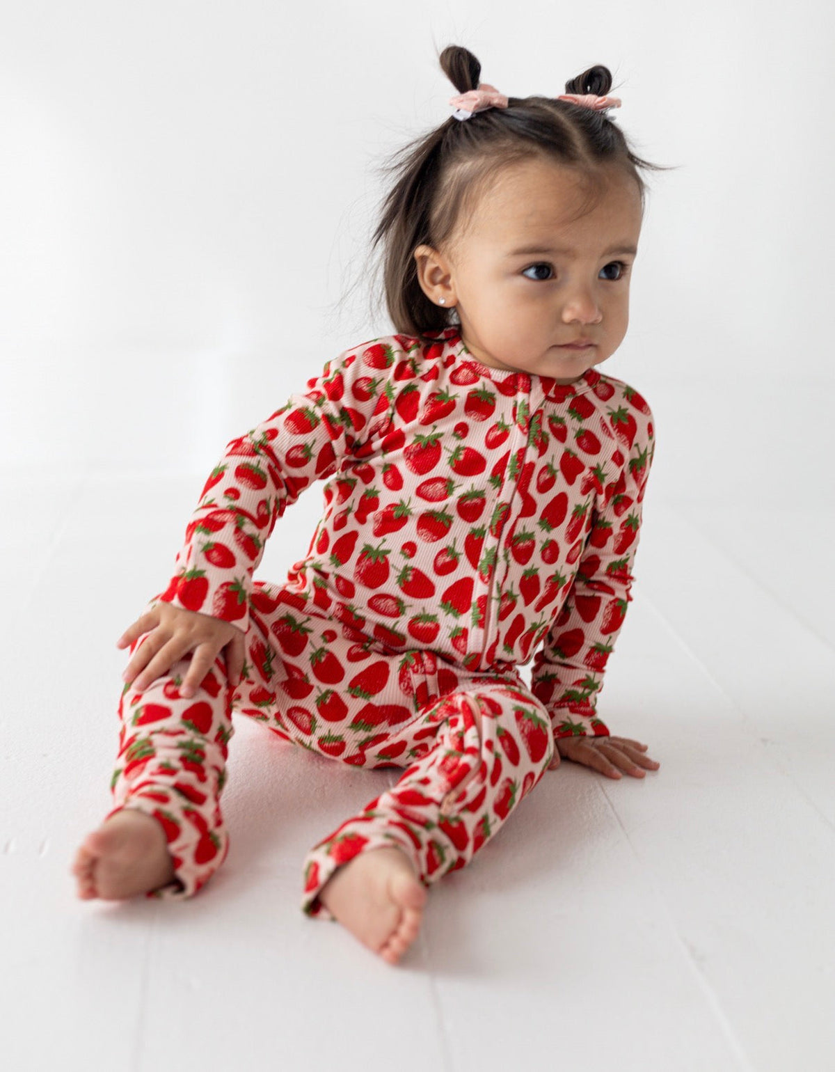 STRAWBERRIES | ZIP ROMPER