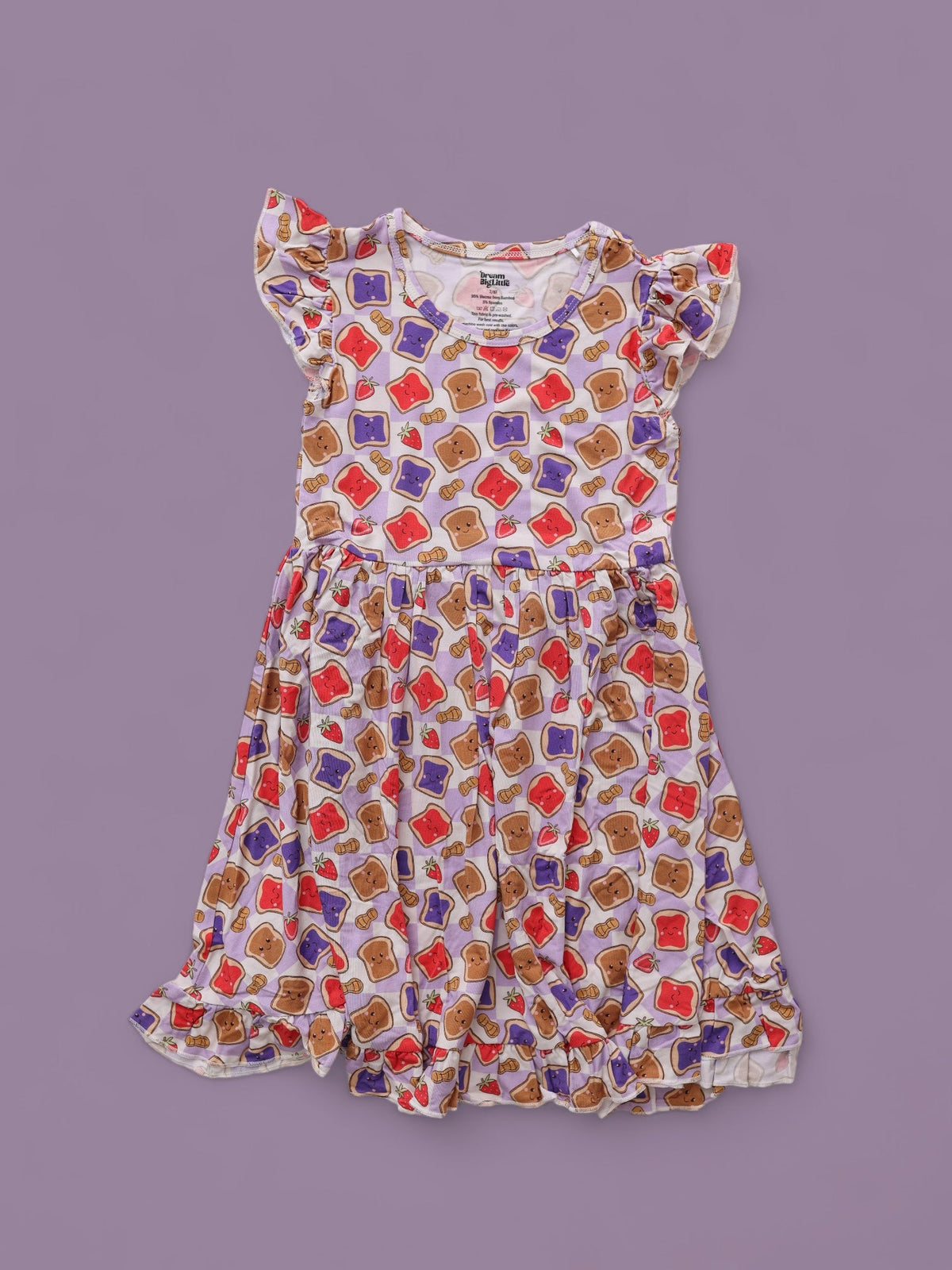 EXCLUSIVE PEANUT BUTTER JELLY TIME DREAM RUFFLE DRESS