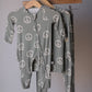 Bamboo Zip Pajamas | Peace