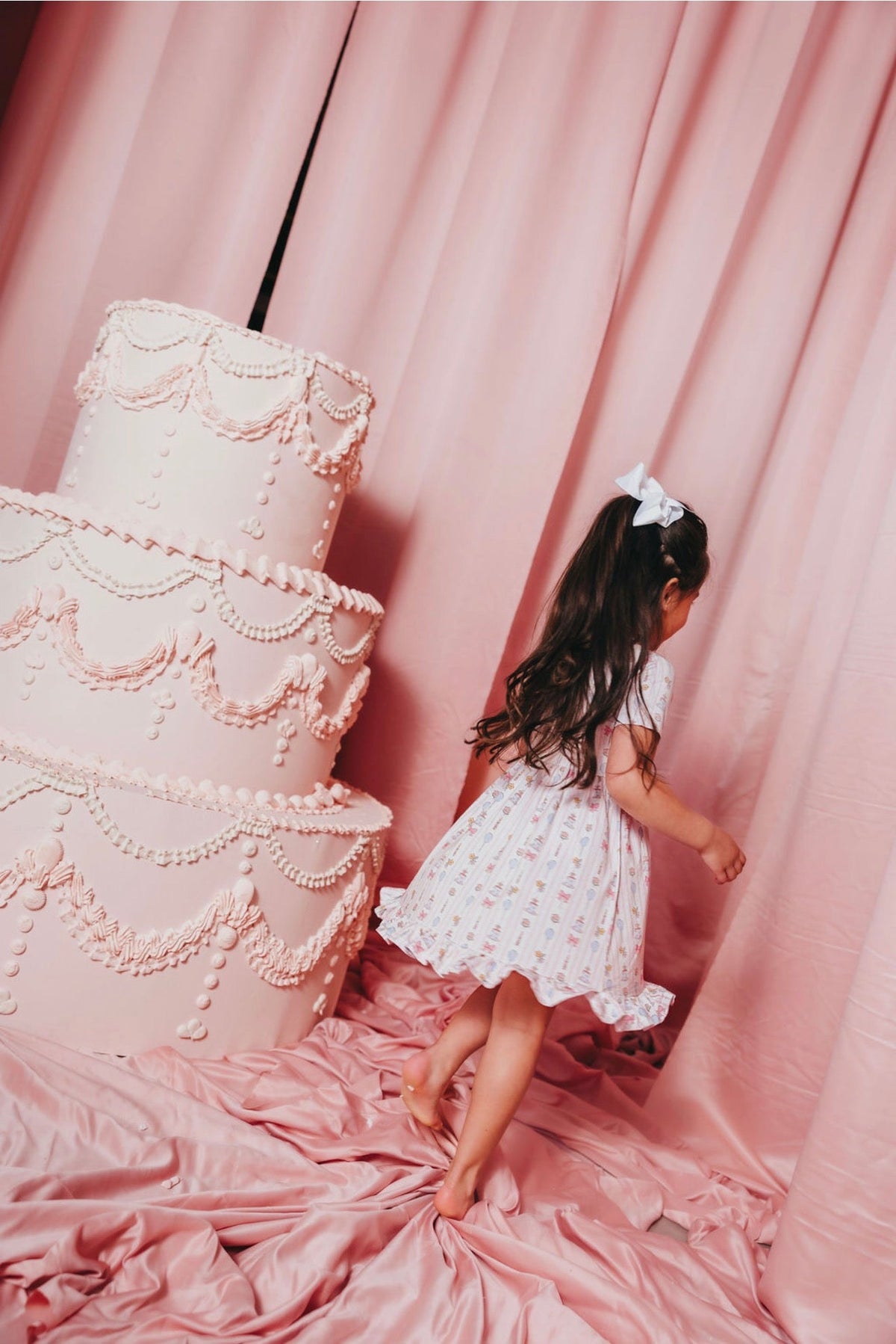 Birthday Girl Short Sleeve Ruffle Dress
