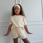 Yellow Stripe Terry Set