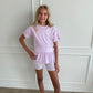 Purple Peplum Set
