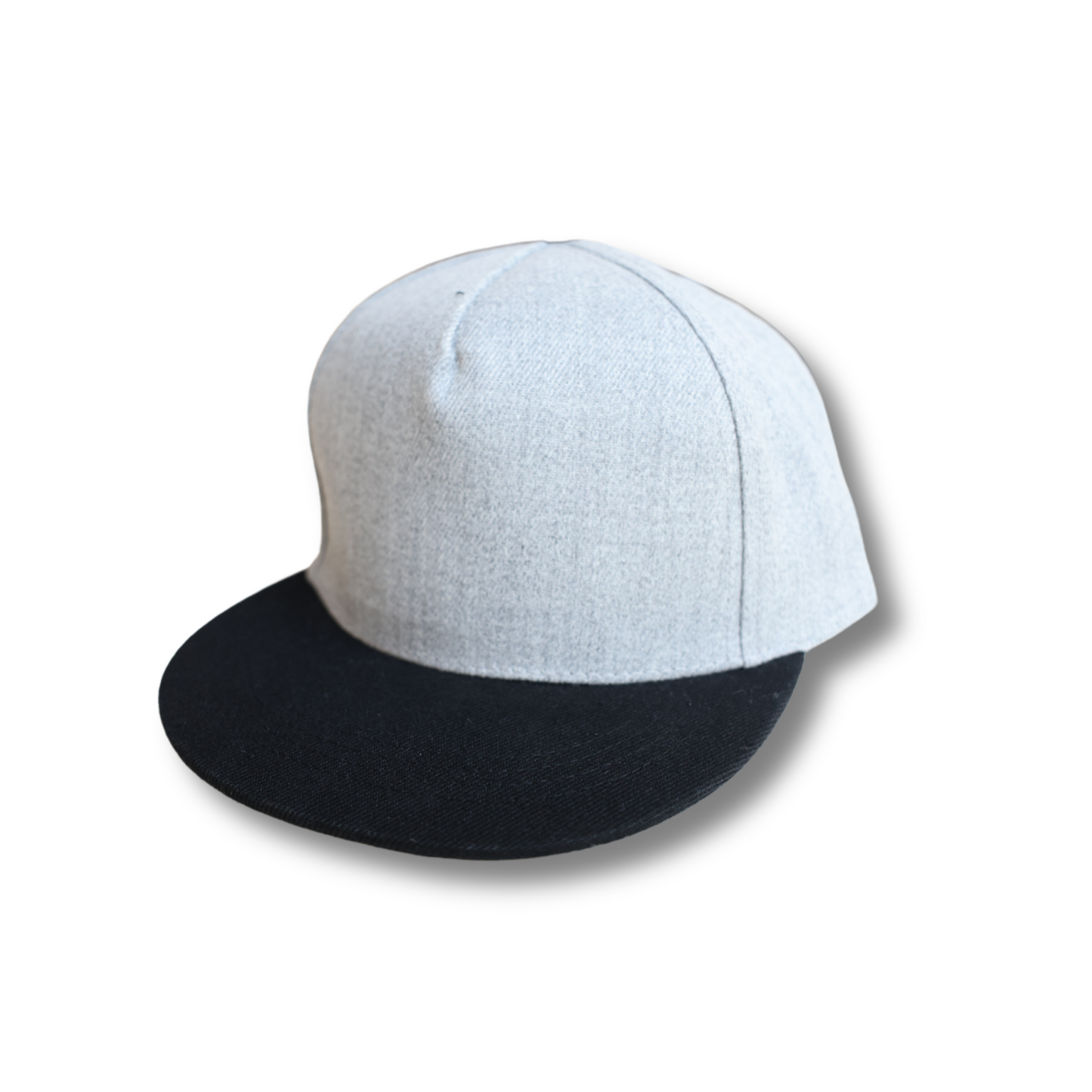 BLACK & GREY SNAPBACK // Y+R UNBRANDED BASICS