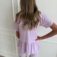 Purple Peplum Set