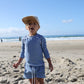 Child Board Short | Blue Gingham