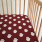 Muslin Crib Sheet | Vintage Santa