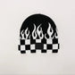 Checker Flame Beanie