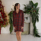 Women's Bamboo Sleeping Dress | Christmas Plaid
