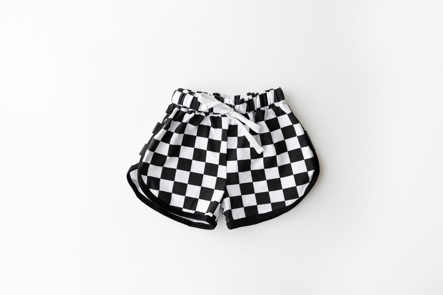 AK checker track shorts