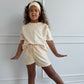 Yellow Stripe Terry Set