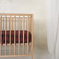 Muslin Crib Sheet | Christmas Plaid