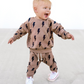 Jogger Set | Mocha Bolts