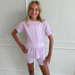 Purple Peplum Set