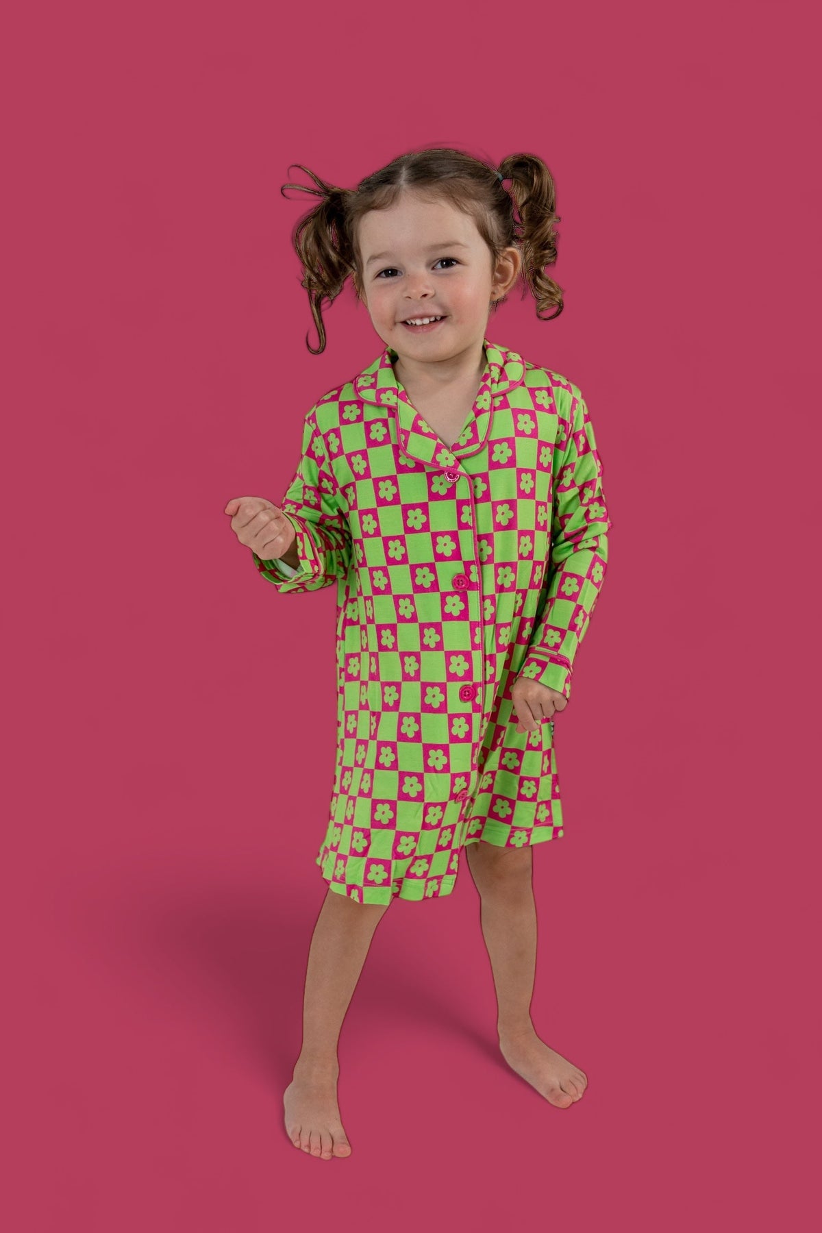 WILD DAISY CHECKERS GIRL'S DREAM GOWN