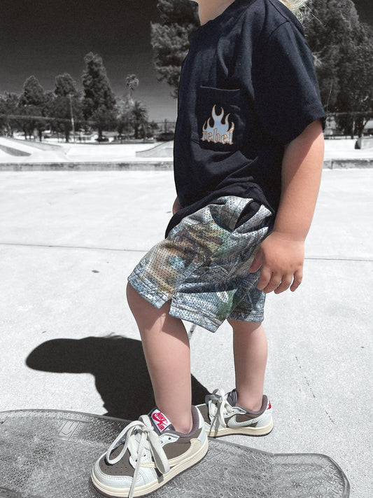 Mesh Camo Shorts