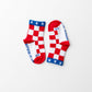 Red white & check