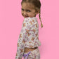 BLOSSOMIN’ BUTTERFLY DREAM 2-PIECE RASH GUARD RUFFLE SWIM SUIT