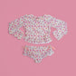 MAGICAL MERMAID DREAM TWO-PIECE RASH GUARD RUFFLE SWIM SUIT
