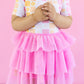 SUMMER SUNSET CHECKERS DREAM TUTU DRESS