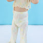 PASTEL SMILES DREAM SMOCKED FLARE SET