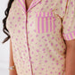 Buttercream Blossoms Adult Button Up Short Set