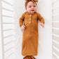 Cinnamon Newborn Knotted Gown