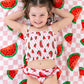 ONE IN A MELON DREAM SMOCKED TANKINI TWO PIECE SWIM SUIT