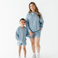 Harbor Stripe Kids Hooded Sweatshirt