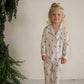 Girl's Bamboo Button Up Lounge Set | Gingersnap