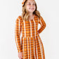 Harvest Plaid Wide Leg Romper