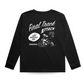 THE FINAL TRACK ATTACK LONG SLEEVE TEE - SOLID BLACK