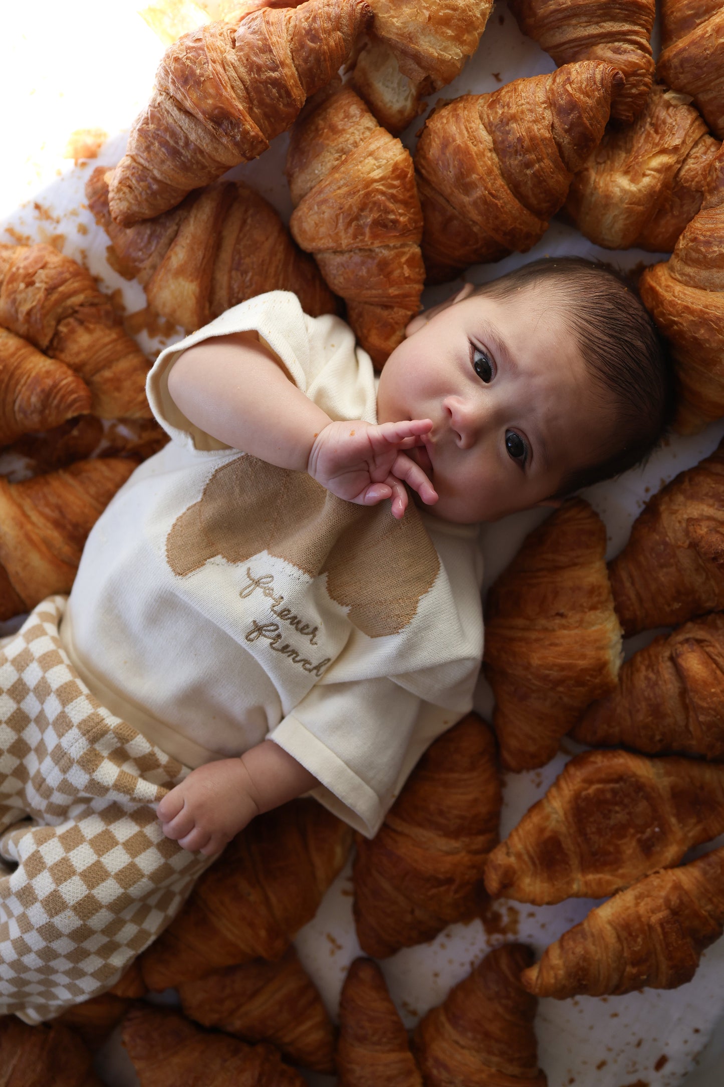 Knit Pant Set | Croissants