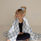 Bamboo Two Piece Pajamas | Blueberry Ribbed